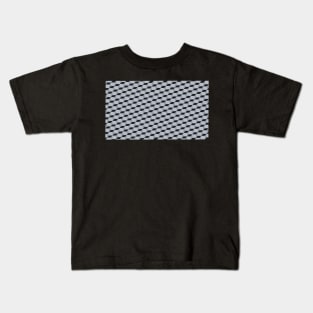 Gray Cubes Kids T-Shirt